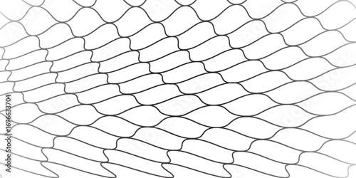Mesh texture for fishing nets. Seamless pattern for sports wave wear or soccer goal, volleyball modern simple art
