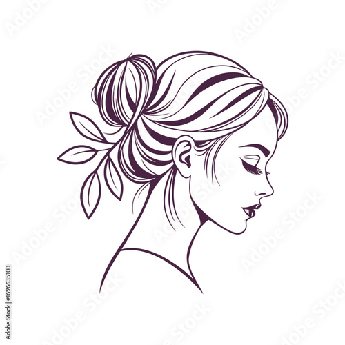 girl with long hair