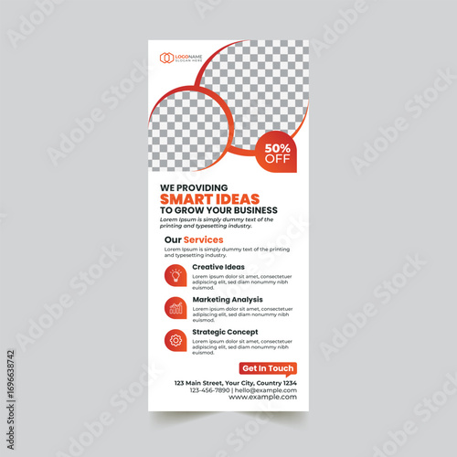 Corporate Business Rollup Banner Template
