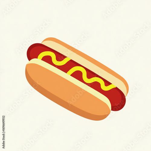 hot dog vector illustration