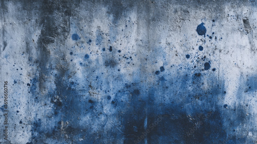Obraz premium Artistic Abstract Grunge Background with Blue Tones and Weathered Surface