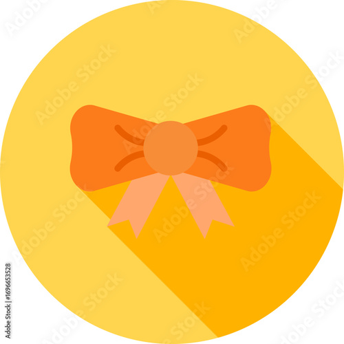 Bow icon vector image. Suitable for mobile apps, web apps and print media.