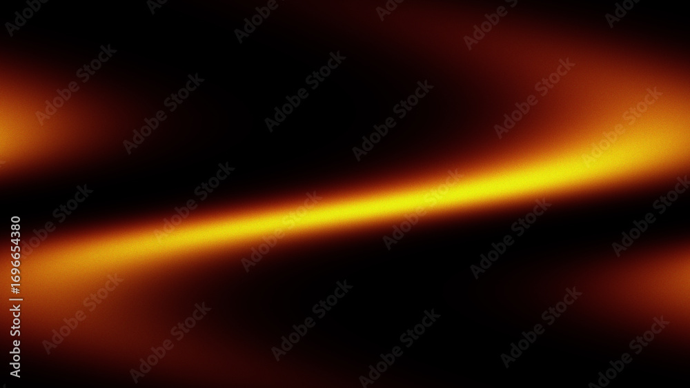 Obraz premium Abstract Golden Light Waves on Dark Background Modern Digital Ar