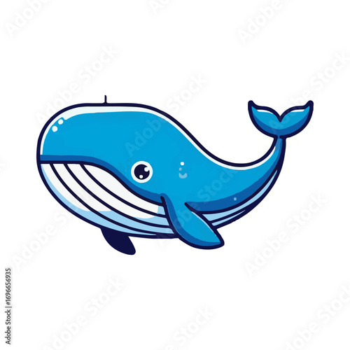 
blue whale illustration design