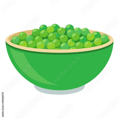 bowl of green peas