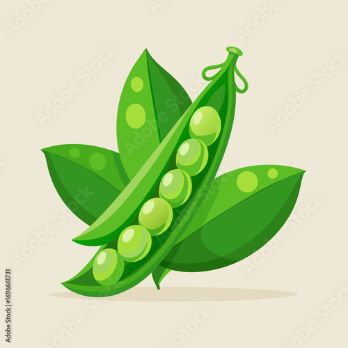 green peas with drops