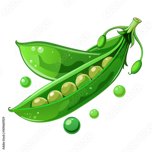 fresh green peas