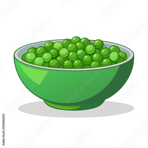 green peas in bowl