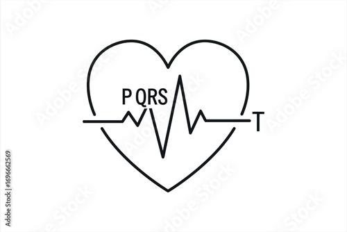 Cardiac Rhythm Electrocardiogram Heart Icon