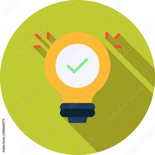 Idea icon vector image. Suitable for mobile apps, web apps and print media.