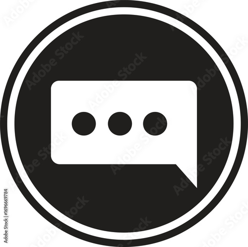 black massage symbol