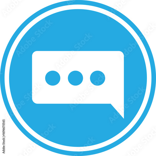 blue massage symbol