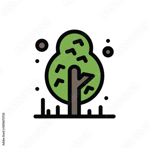 vector illustration of a tree
