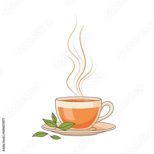 A warm cup of herbal tea on a cozy afternoon enjoying the refreshing aroma and soothing effects of nature's best brew