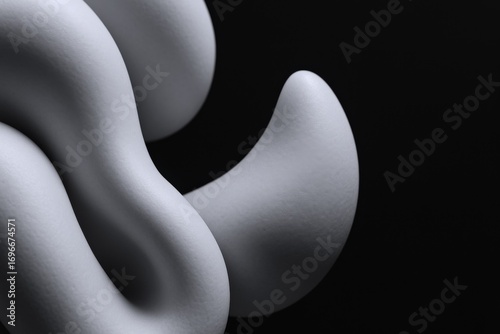 Abstract Swirl Design in Gray Tones - Perfect for Modern Art and Design Projects