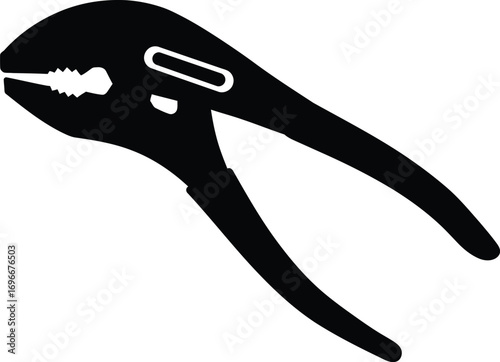 Adjustable groove joint pliers vector illustration scalable eps icon for tools and hardware