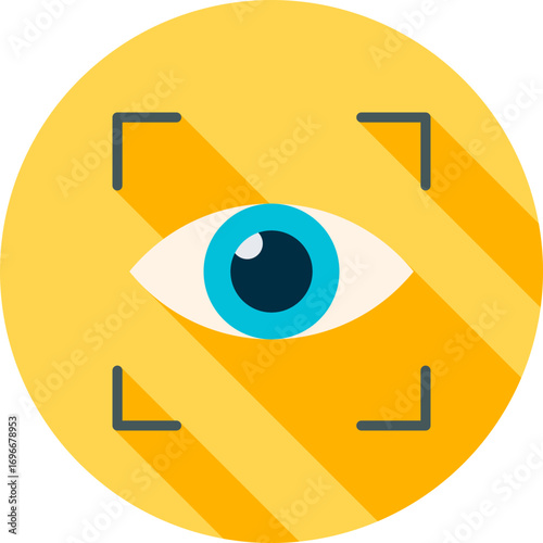 Vision icon vector image. Suitable for mobile apps, web apps and print media.