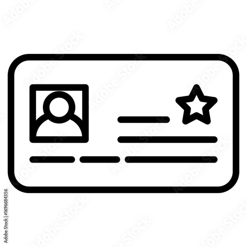 Loyalty Card line icon