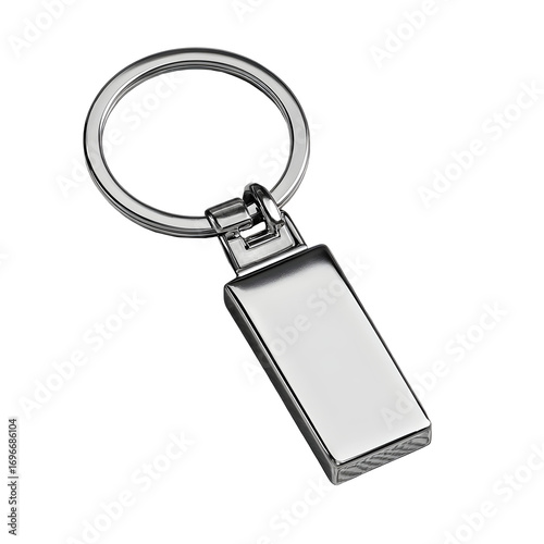 Keychain Metal Accessory isolated on transparent background