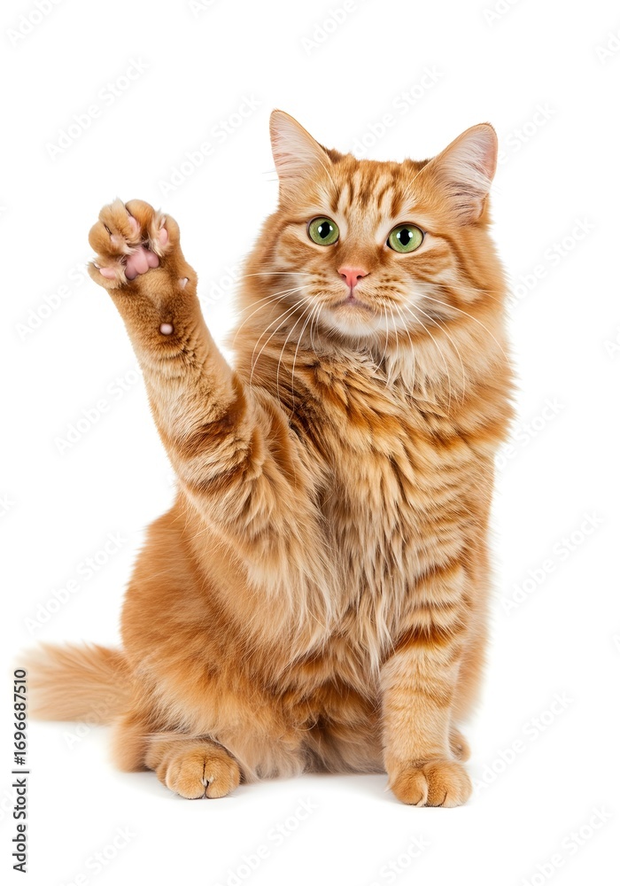 Obraz premium maine coon cat isolated