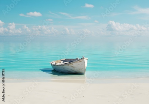 fishing boat on the beach