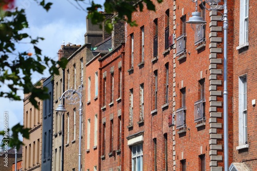 Canvas Print City architecture of Dublin, Ireland