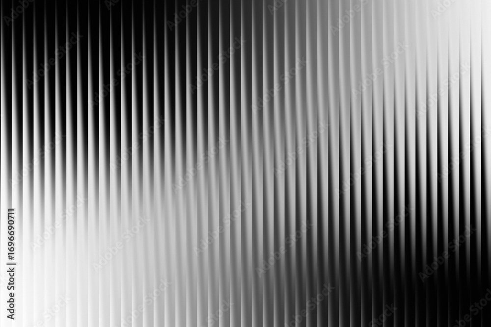 Fototapeta premium Abstract Black and White Vertical Stripes with Soft Gradient and Wave Effect background