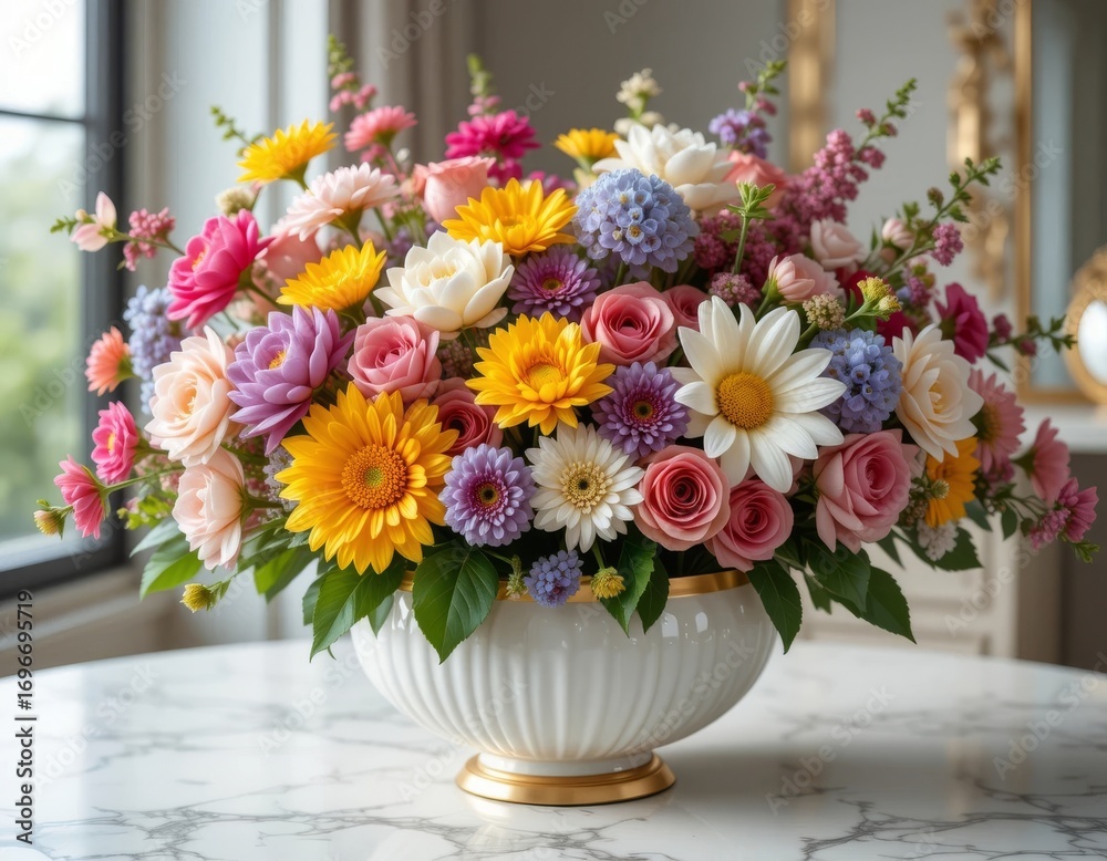 custom made wallpaper toronto digitalVibrant bouquet of fresh garden flowers in a decorative vase bringing joy and beauty indoors