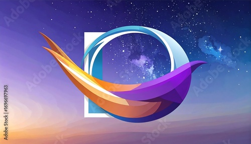 Abstract design with vibrant colors