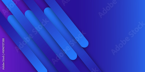 Abstract banner created with simple geometric shapes.