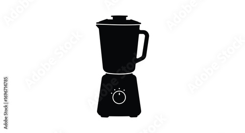 a blender with sleek design and modern features silhouette