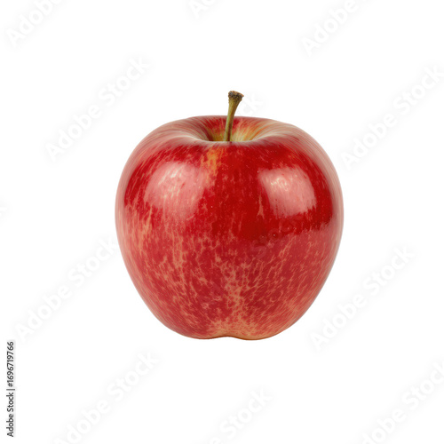 Wallpaper Mural a high quality stock photograph of a single red apple full body isolated on a transparant or white background Torontodigital.ca