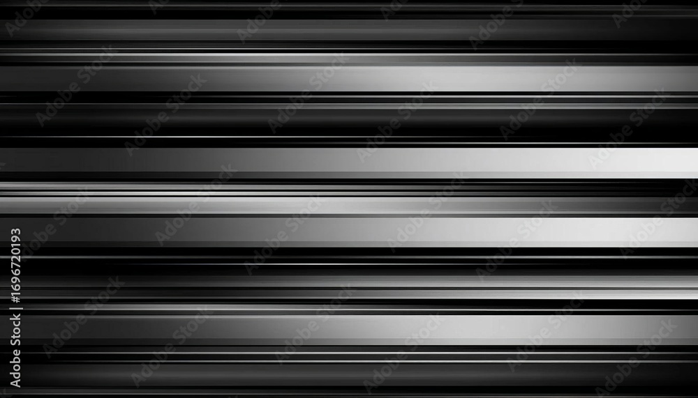 Obraz premium Abstract black and white horizontal striped rectangle background, vintage, vector
