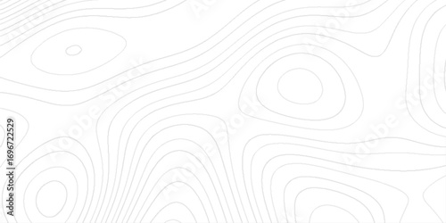 The color is a consistent light gray giving the image a clean and modern aesthetic, Lines Topographic contour lines map seamless pattern, Topography and geography map grid abstract backdrop.