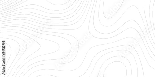 The color is a consistent light gray giving the image a clean and modern aesthetic, Lines Topographic contour lines map seamless pattern, Topography and geography map grid abstract backdrop.