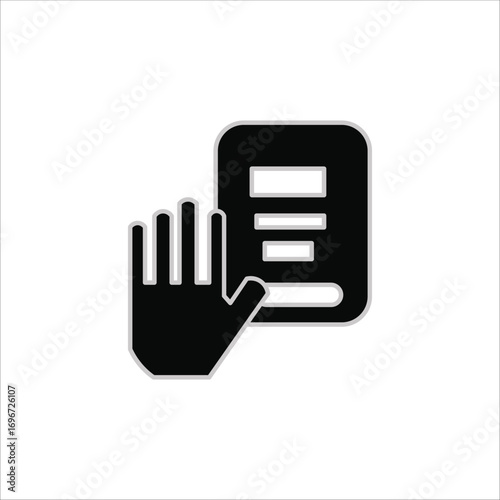 truth icons. simple solid vector illustration
