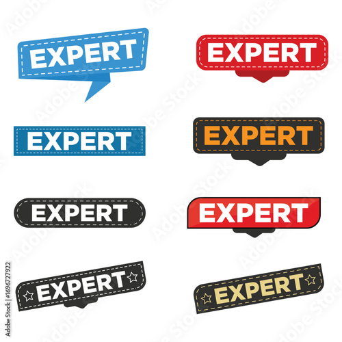 Expert stamp, vector design for use