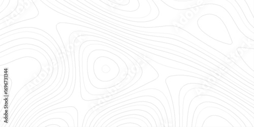 Modern design with White background with topographic wavy pattern design, curve lines banner topographic background design.