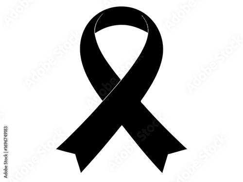 awareness ribbon simple   silhouette vector,ribbonicon