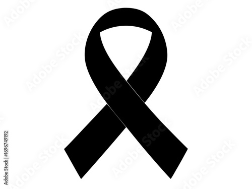 awareness ribbon simple   silhouette vector,ribbonicon