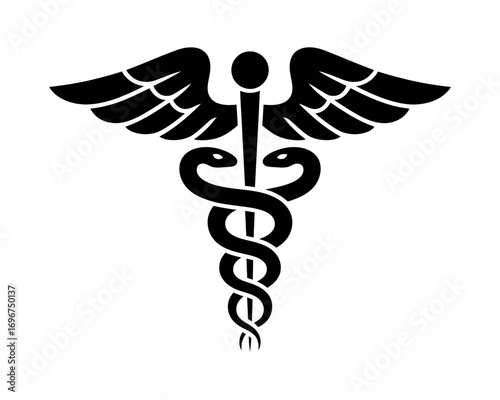 Scalable vector illustration of caduceus medical symbol healthcare healthcare symbol healthcare icon medical icon health icon healthcare emblem professional medical symbol