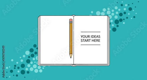 Creative Mindset: A Visual Depiction of Idea Generation With Notebook and Pencil