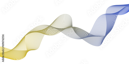 Abstract dynamic and elegant modern business concept flowing wave line design creating dynamic movement, elegant curves, and visually captivating patterns for modern backgrounds.