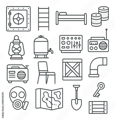 Underground bunker essentials: safety, survival gear, and equipment for secure living