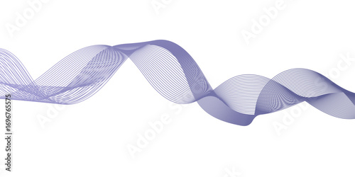 Abstract seamless geometric Elegant wave line or blending lines flowing across minimalist abstract background creating rhythmic motion and dynamic background.
