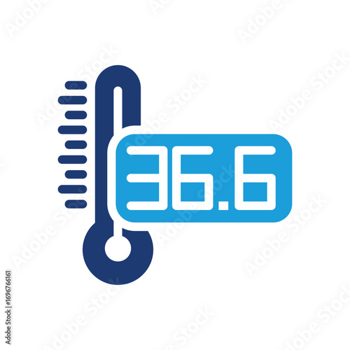 body temperature colored icon vector design good for web or mobile app