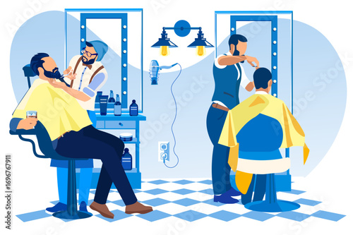 Professional Barbershop Services for Male Grooming