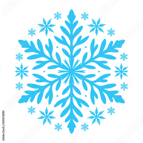 Snowflakes template. Snowflake winter. Snowflakes icons. Winter icon. Snowflake collection. Vector Illustration. Vector Graphic. Vector illustration of snowflake. 