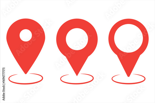 Location pin map marker pointer navigation destination symbol icon sign spot pinpointing