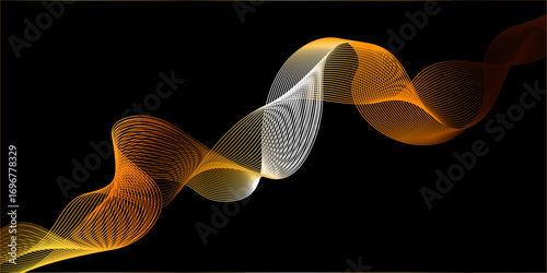 abstract geometric curved dynamic and elegant Fluid Wave Lines Flowing Smoothly Across the Surface, the blending line Creating Rhythmic Patterns That Evoke Motion, Energy, and Tranquility.